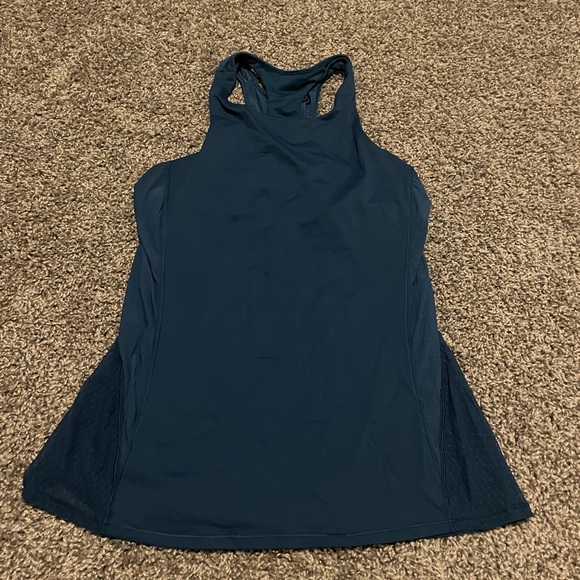 Lululemon Mesh Bodycon Tank - Poseidon Blue - 10 - Picture 3 of 6